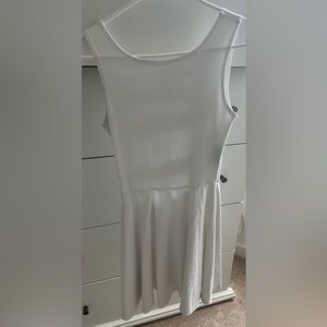 White Backless Summer Dress